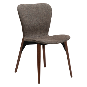 DANFORM Paragon spisebordsstol - Major brun bouclstof og valnd asketr