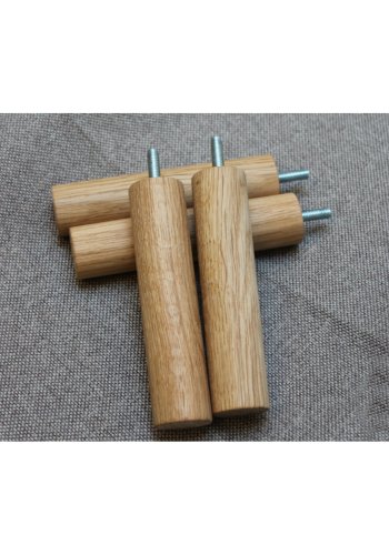 Paris 3-pers. sofa (tre moduler) - lysegr polyester stof og natur egetr