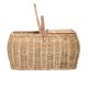 BLOOMINGVILLE Gor Korb mit Deckel, Natur, Rattan, L44xH26xB26 cm