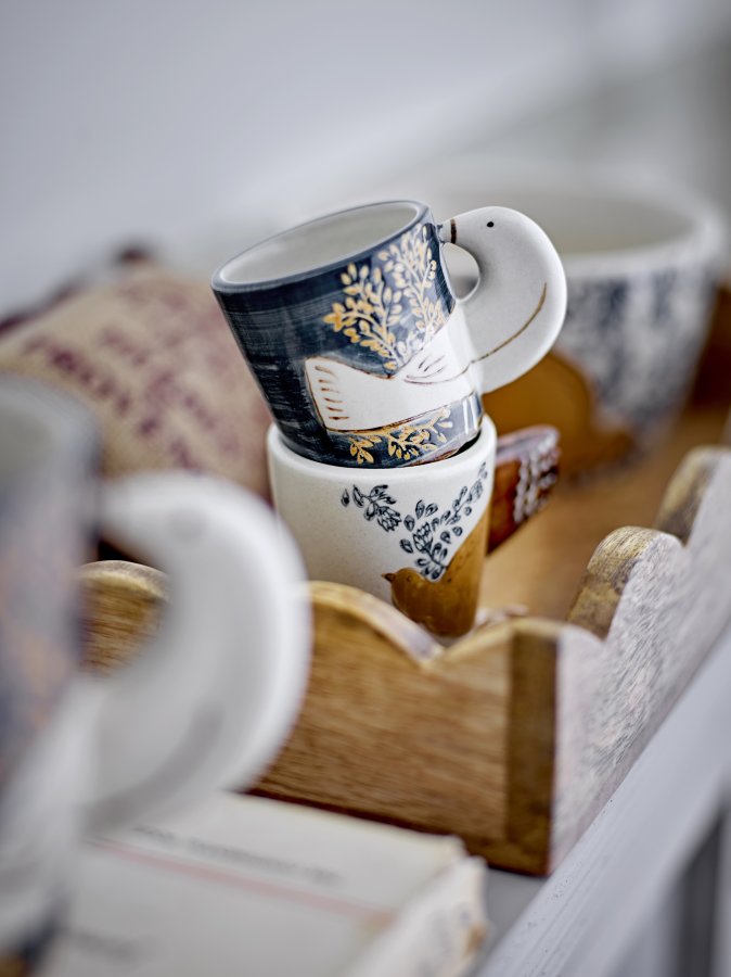 BLOOMINGVILLE Hezha Espressokopp, bl, steinty