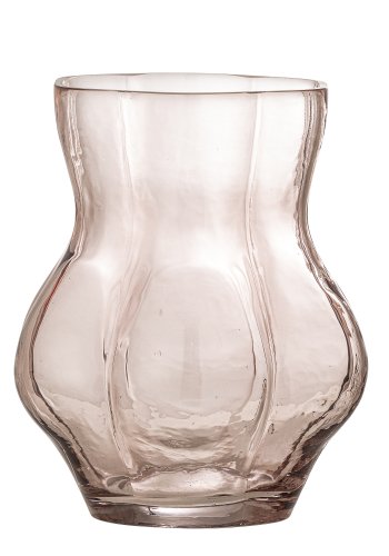 CREATIVE COLLECTION Tava Vase, Rosa, Glas