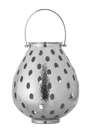 BLOOMINGVILLE Maika lanterne, m. hank - slv aluminium