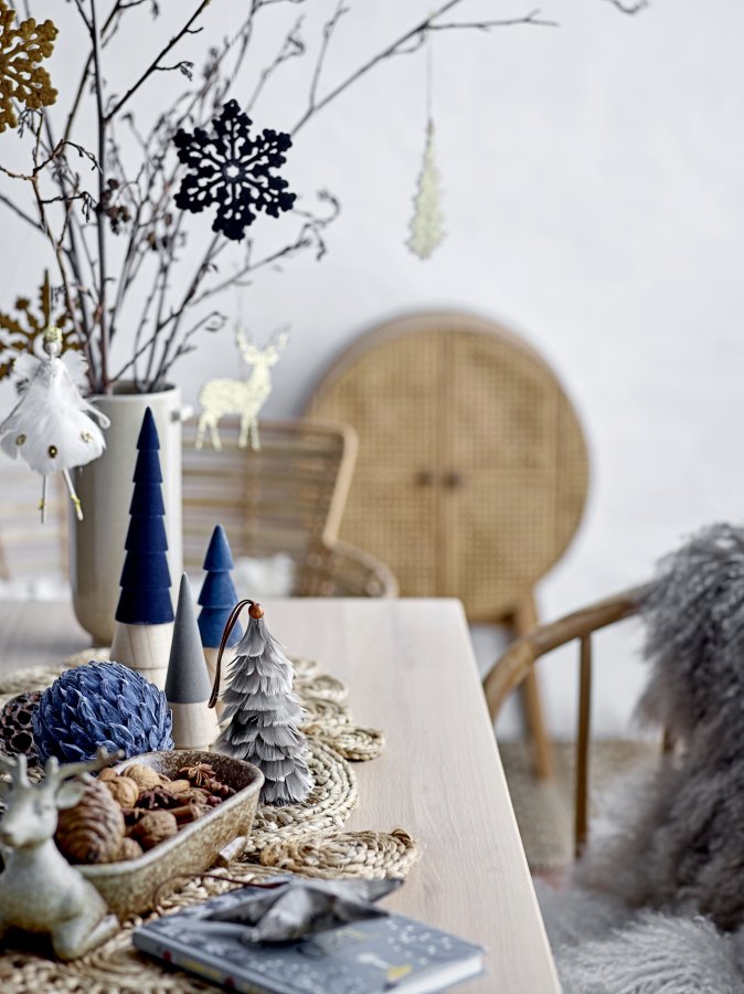 BLOOMINGVILLE Valder Tischläufer, Natur, Jute, L115xB40 cm