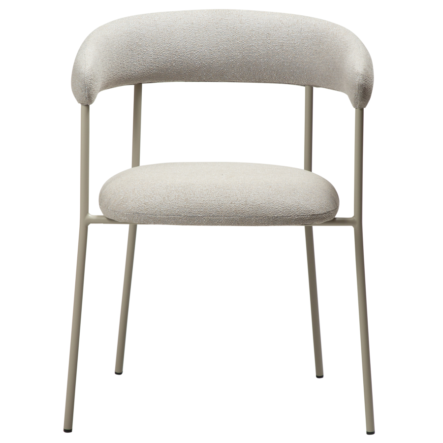 DAN-FORM Plenti lenestol - kashmir bouclé stoff og kashmir stl