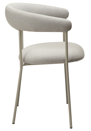 DAN-FORM Plenti lenestol - kashmir bouclé stoff og kashmir stl