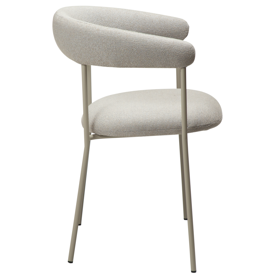 DAN-FORM Plenti lenestol - kashmir bouclé stoff og kashmir stl