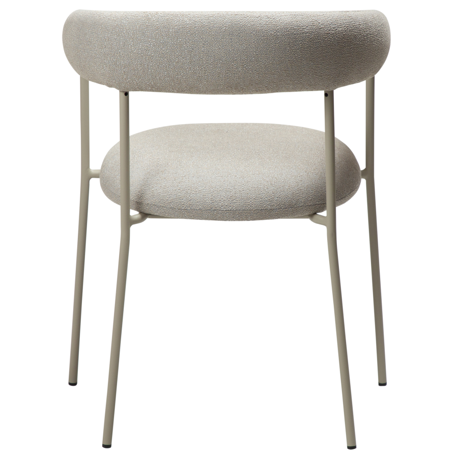 DAN-FORM Plenti lenestol - kashmir bouclé stoff og kashmir stl