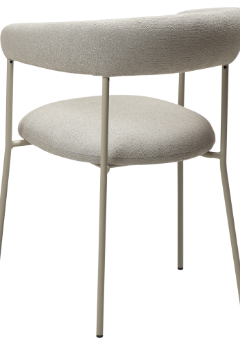 DAN-FORM Plenti lenestol - kashmir bouclé stoff og kashmir stl