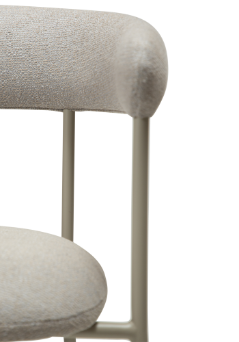 DAN-FORM Plenti lenestol - kashmir bouclé stoff og kashmir stl