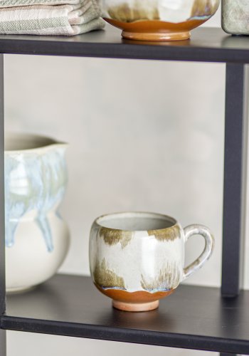 BLOOMINGVILLE Jadekopp, Natur, Steinty (D9,5xH8,5 cm, Sett med 4)