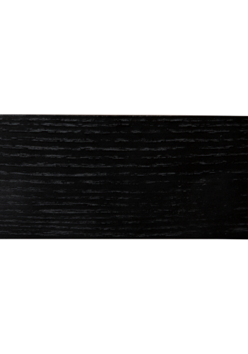 DAN-FORM PROTOPIA Hylle Sortbeiset askefiner og svart metall med svarte metallkroker