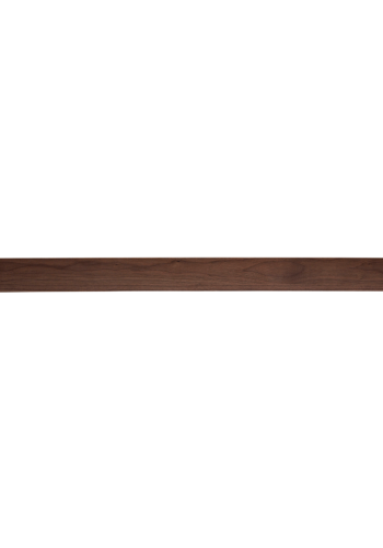 DANFORM Protopia Wandregal, klein, mit 9 Haken – braunes Walnussfurnier und schwarzes Metall