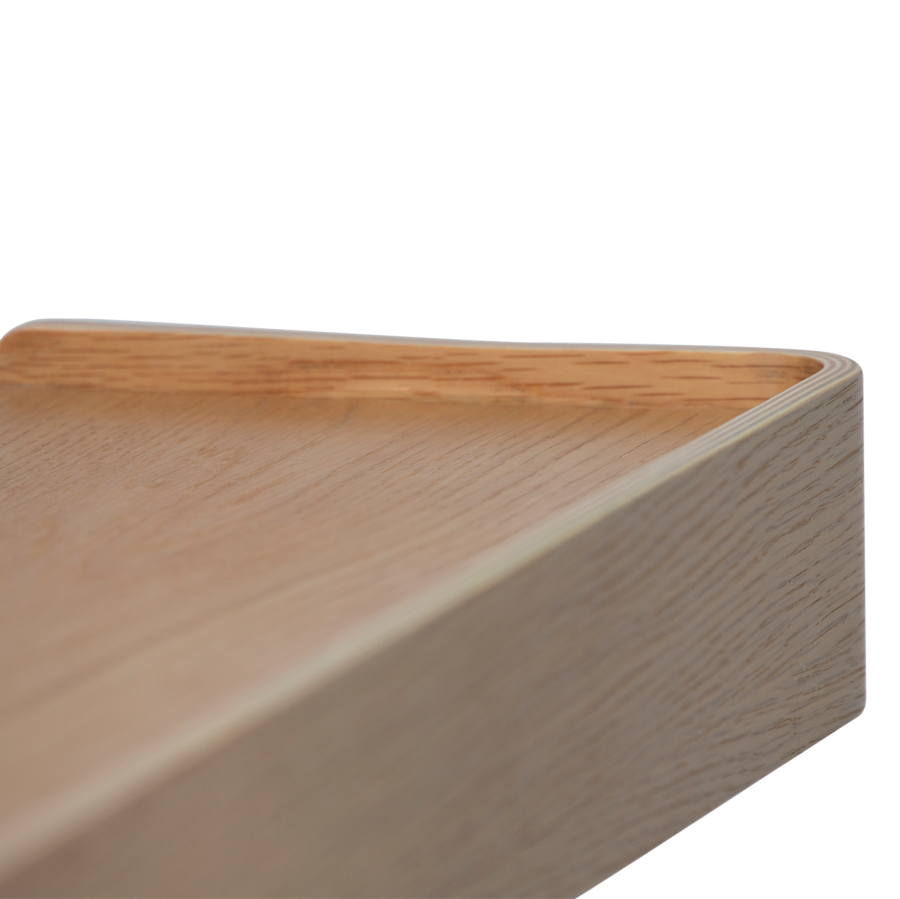 DANFORM Protopia Wandregal - weiß gekalktes Eichenfurnier