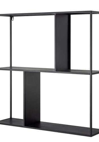 BLOOMINGVILLE Mack vghylde, kvadratisk - sort metal (71x71)