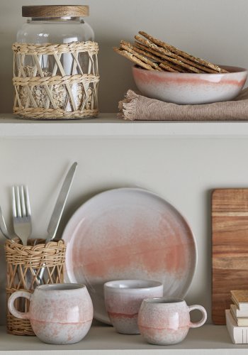 BLOOMINGVILLE Paula Espressotasse, Orange, Steingut