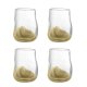 BLOOMINGVILLE Ballard Trinkglas, Natur, Glas (D8xH9 cm, 4er Set)
