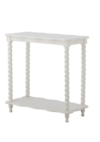 CREATIVE COLLECTION Bia Konsolentisch, Weiß, MDF (L60xH60xB30 cm)