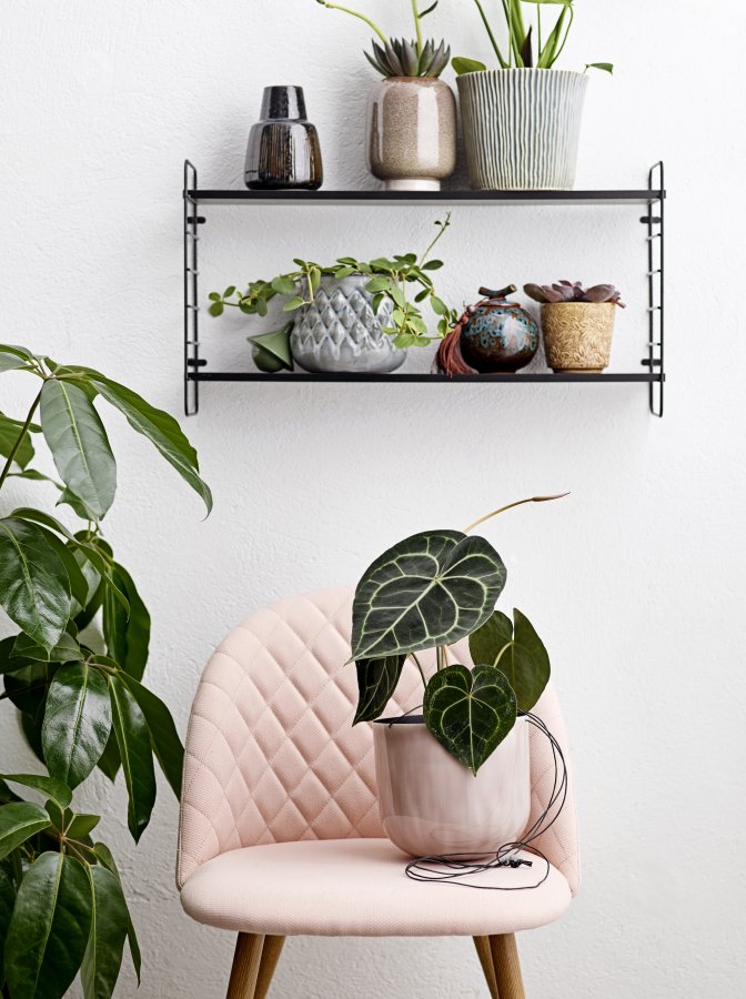 BLOOMINGVILLE North Hylle, Sort, MDF, L65xH35xB15 cm