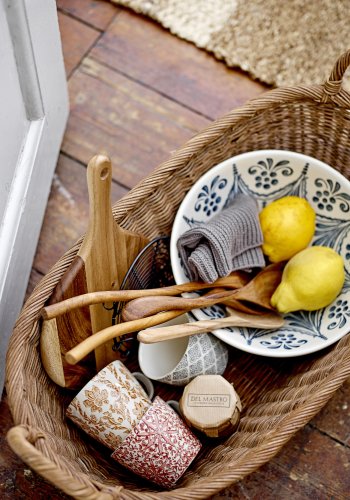 BLOOMINGVILLE Somma Korb – braunes Rattan (2er-Set)