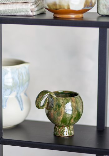 BLOOMINGVILLE Avonlea Tasse, Grn, Steingut (D9xH10,5 cm, 4er-Set)