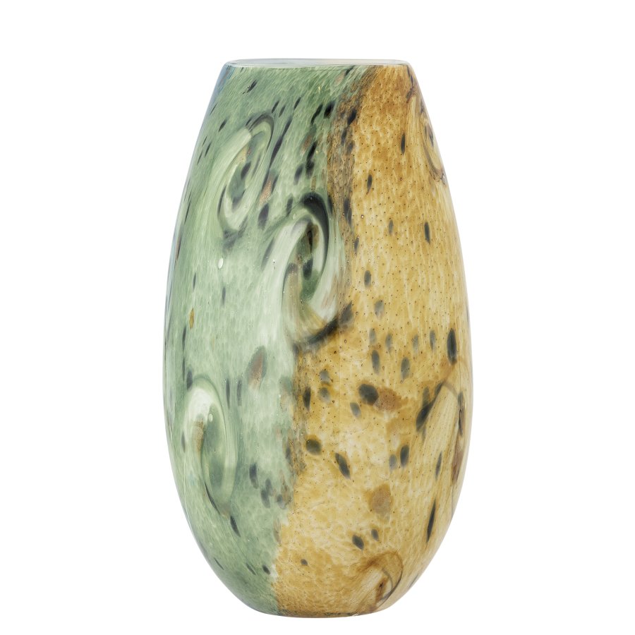 CREATIVE COLLECTION Kalian Vase, Blau, Glas