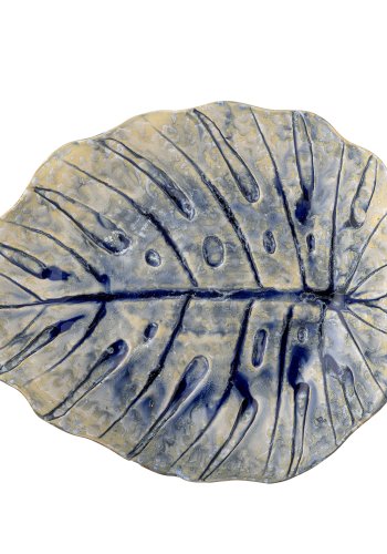 CREATIVE COLLECTION Rowan serveringsfat, bl, steinty