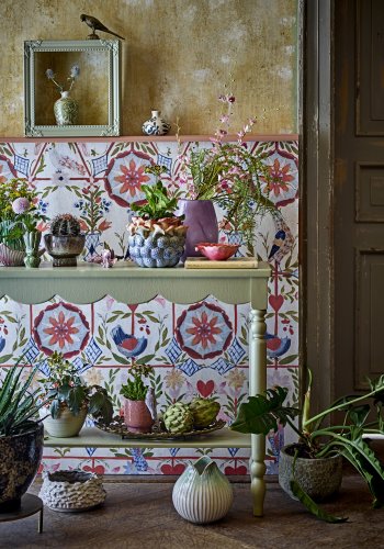 CREATIVE COLLECTION Larna Regal, Grün, MDF (L35xH35xB12 cm)