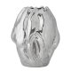 BLOOMINGVILLE Bobby Vase, Silber, Steingut (T23,5xH29 cm)