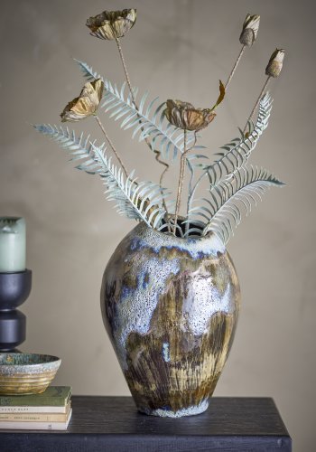 BLOOMINGVILLE Senja Vase, brun, steinty