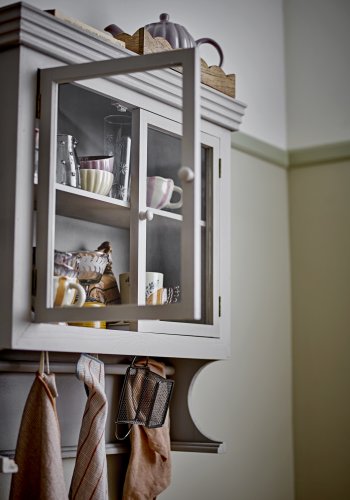 BLOOMINGVILLE Pilu-skap, grtt, furu