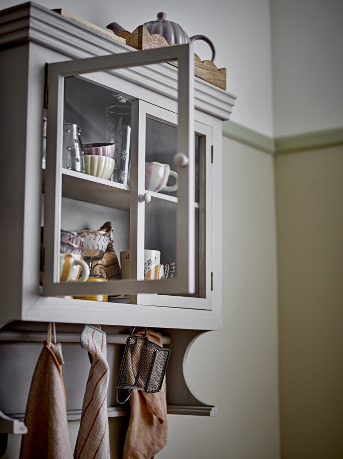 BLOOMINGVILLE Pilu-skap, grtt, furu