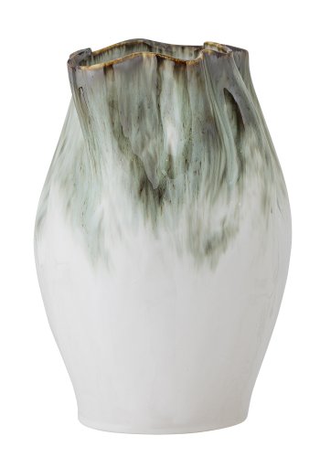 BLOOMINGVILLE Nisha vase - grn stentj (H:30)