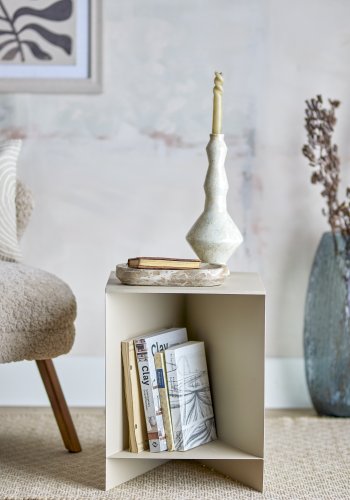 BLOOMINGVILLE Tasha Beistelltisch, Natur, Metall (L35xH45xB35 cm)