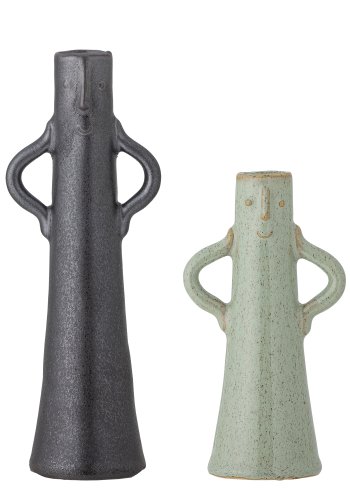 BLOOMINGVILLE Rhett Vase, Grnn, Steinty