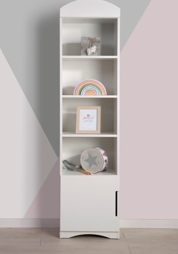 Classic brnereol, m. 1 lge - hvid laminat og MDF