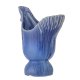 CREATIVE COLLECTION Wylie Vase, Blau, Steingut