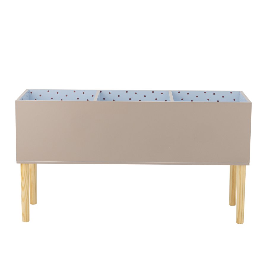 BLOOMINGVILLE MINI Salam Bücherregal, Braun, FSC®100%, MDF (L90xH50xB30 cm)