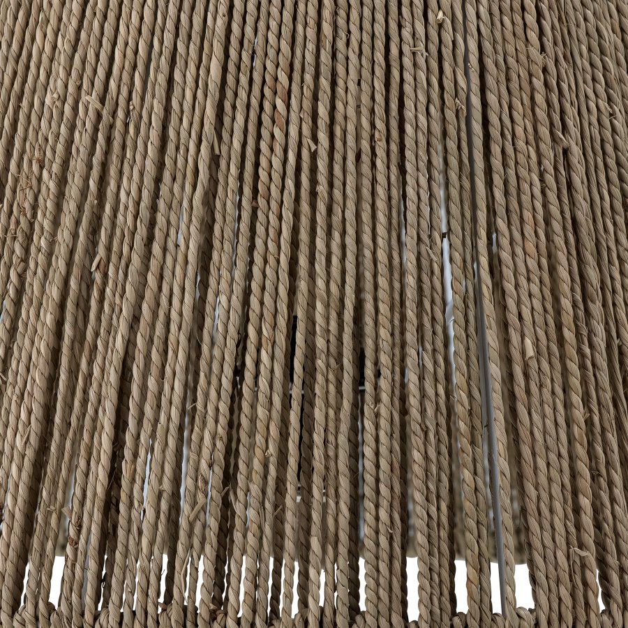 BLOOMINGVILLE Rama bordlampe - jute og hvitt steinty