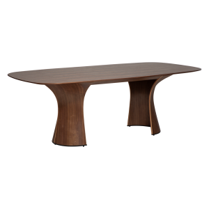 DANFORM Root spisebord, rektangulr - brun valndfinr (220x110)