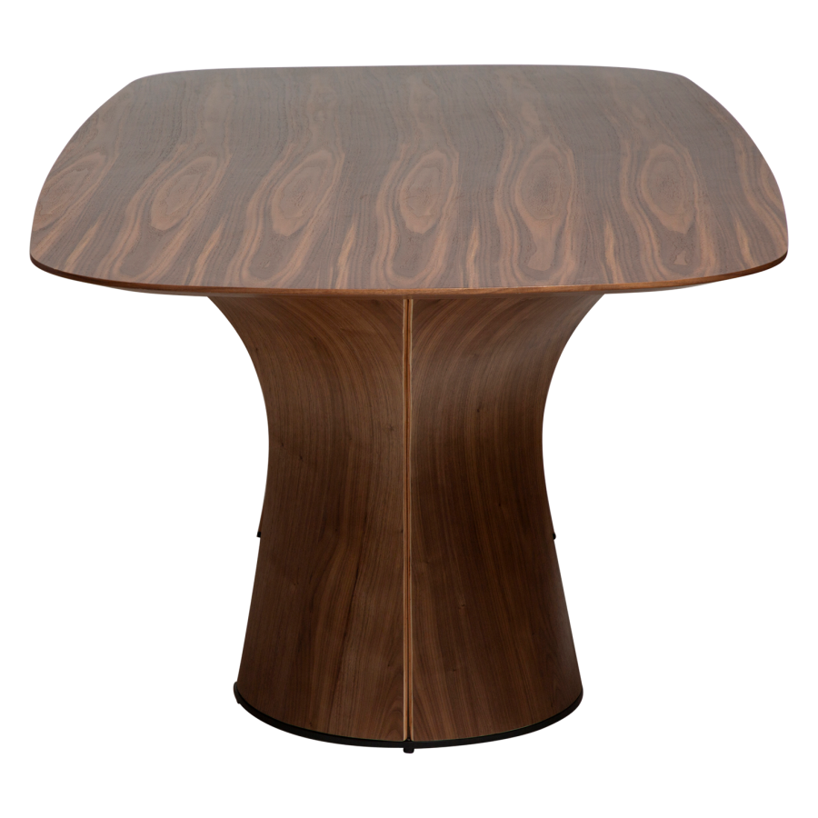 DANFORM Root Esstisch, rechteckig - braunes Walnussfurnier (220x110)