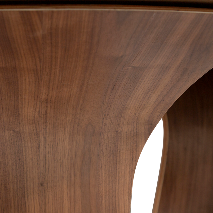 DANFORM Root Esstisch, rechteckig - braunes Walnussfurnier (220x110)