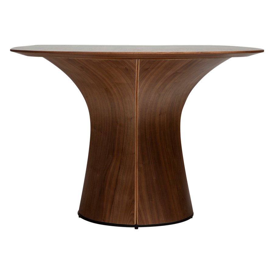 DANFORM Root Esstisch, rechteckig - braunes Walnussfurnier (220x110)