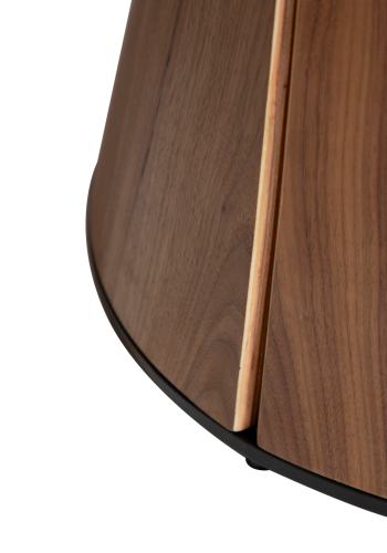 DANFORM Root Esstisch, rechteckig - braunes Walnussfurnier (220x110)