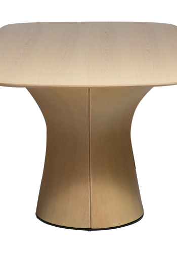 DANFORM Root Esstisch, rechteckig – weiß gekalktes Eichenfurnier (220x110)