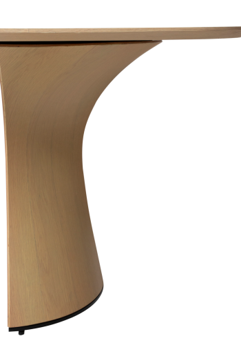 DANFORM Root Esstisch, rechteckig – weiß gekalktes Eichenfurnier (220x110)