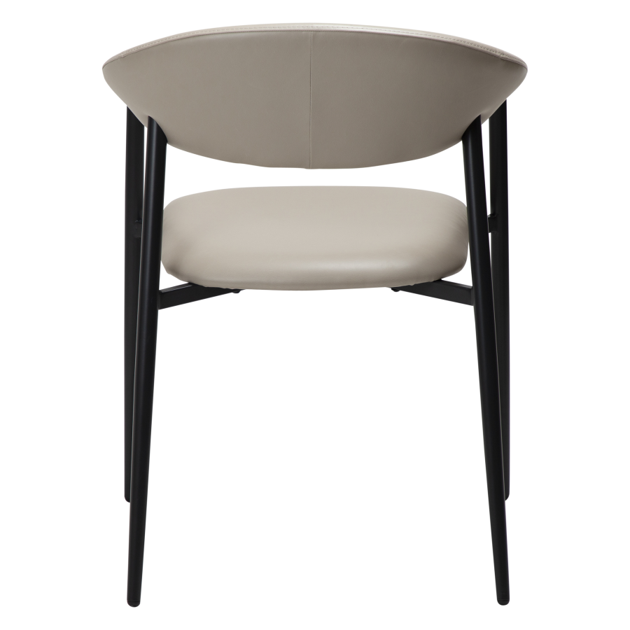 DAN-FORM ROVER Lenestol i kasjmirkunstskinn med svarte ben