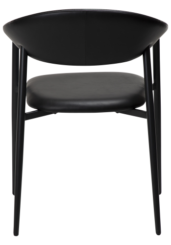 DAN-FORM ROVER Lenestol Vintage svart kunstskinn med svarte ben