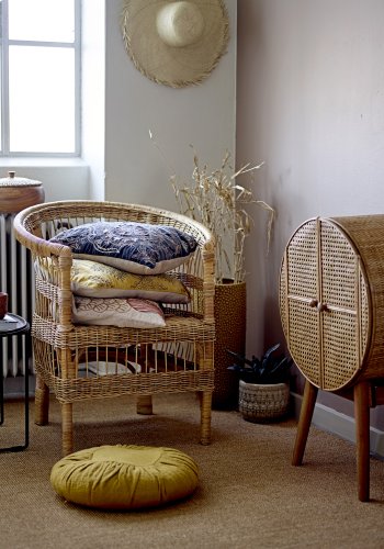 BLOOMINGVILLE Jobran potteskjuler, Grnn, Steinty, D20xH15 cm