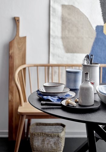 BLOOMINGVILLE Sandrine servisesett - naturlig steinty (sett med 12)