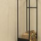 SPINDER DESIGN Lumber Locker L, opbevaring til brnde - sort stl